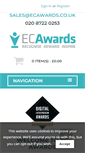 Mobile Screenshot of ecawards.co.uk